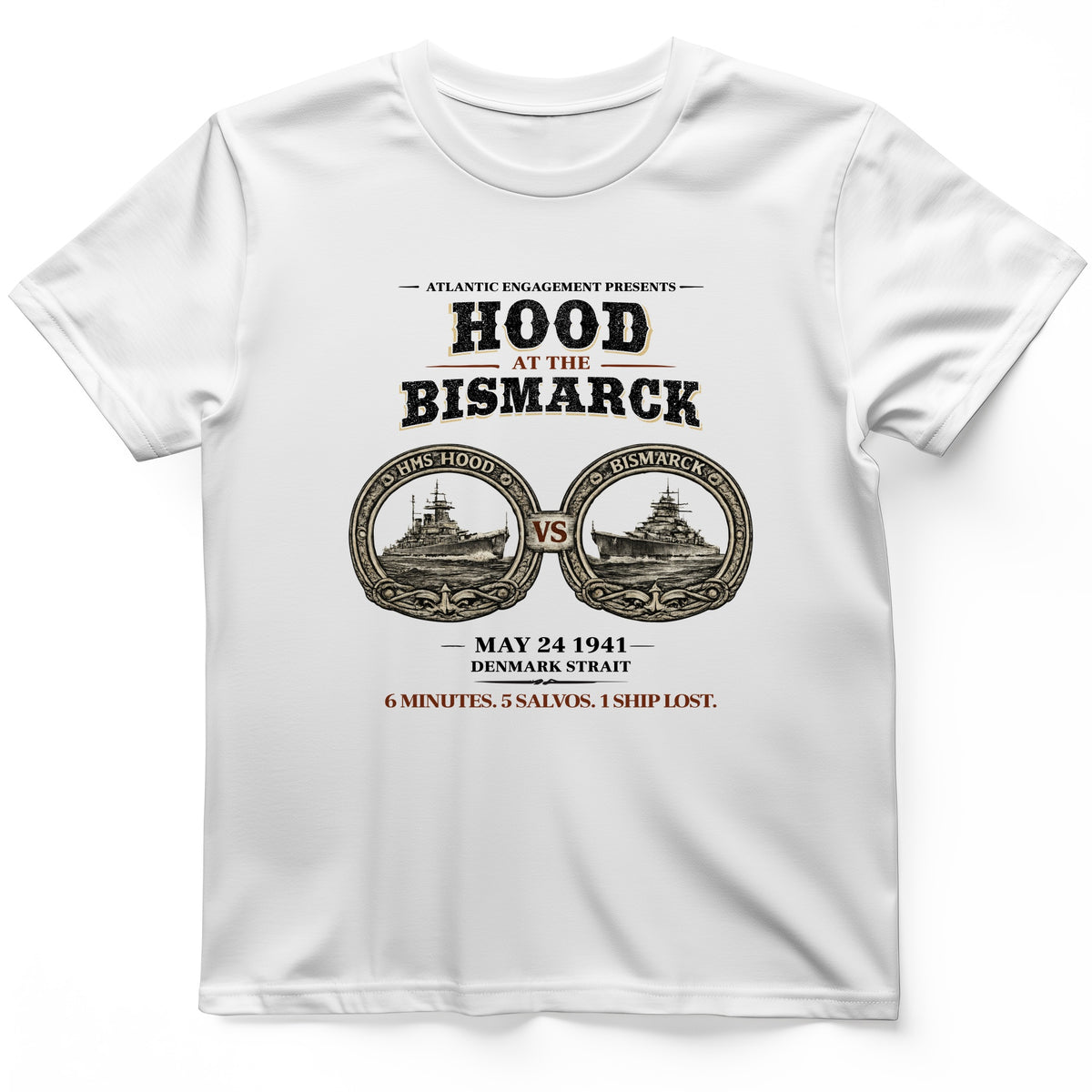 Hood vs Bismark T-Shirt