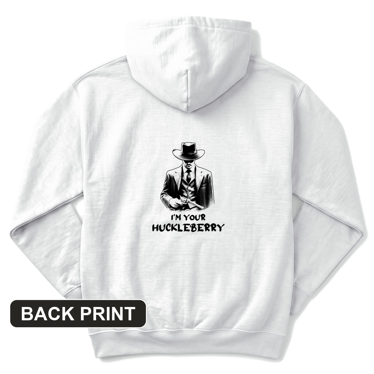 Huckleberry Back Print Hoodie