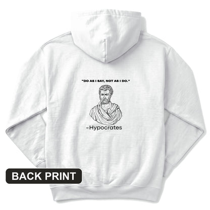 Hypocrates Back Print Hoodie