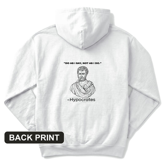 Hypocrates Back Print Hoodie