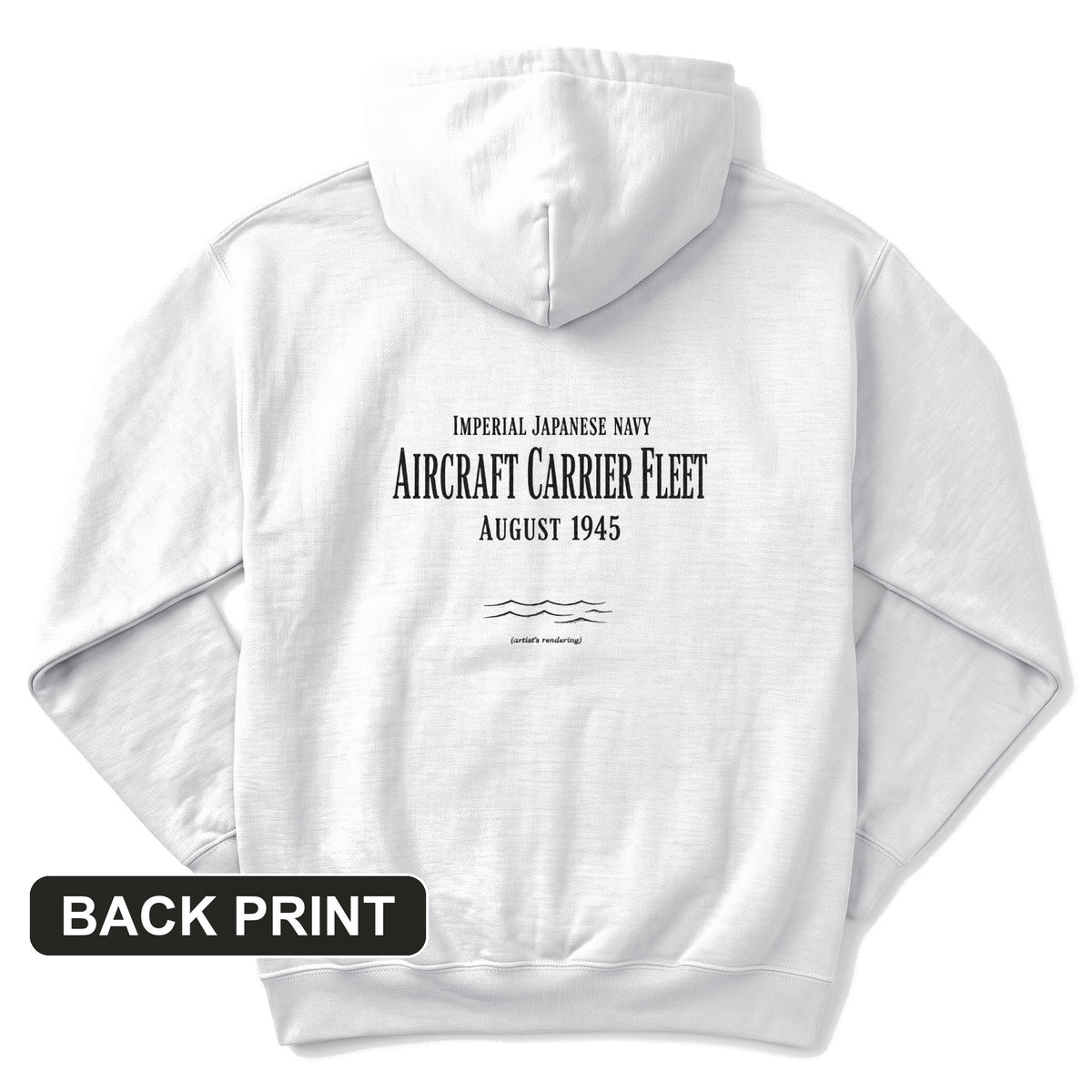IJN Aircraft Carriers Back Print Hoodie