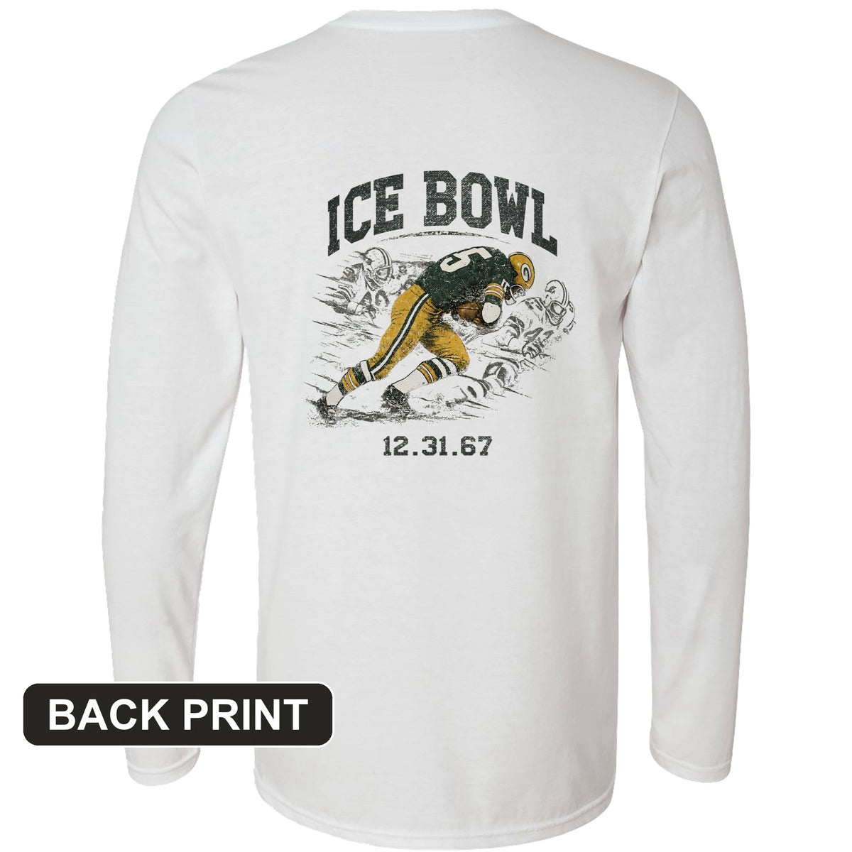 Ice Bowl Back Print Long Sleeve T-Shirt