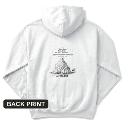 Iceberg Jaws Back Print Hoodie