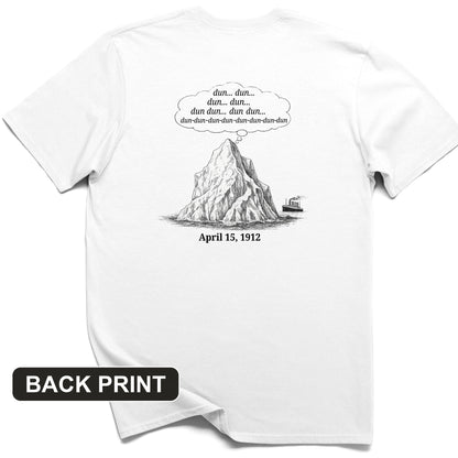 Iceberg Jaws Back Print T-Shirt