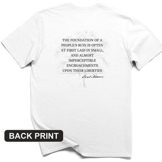Imperceptible Encroachments Back Print T-Shirt