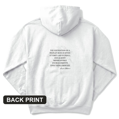 Imperceptible Encroachments Back Print Hoodie