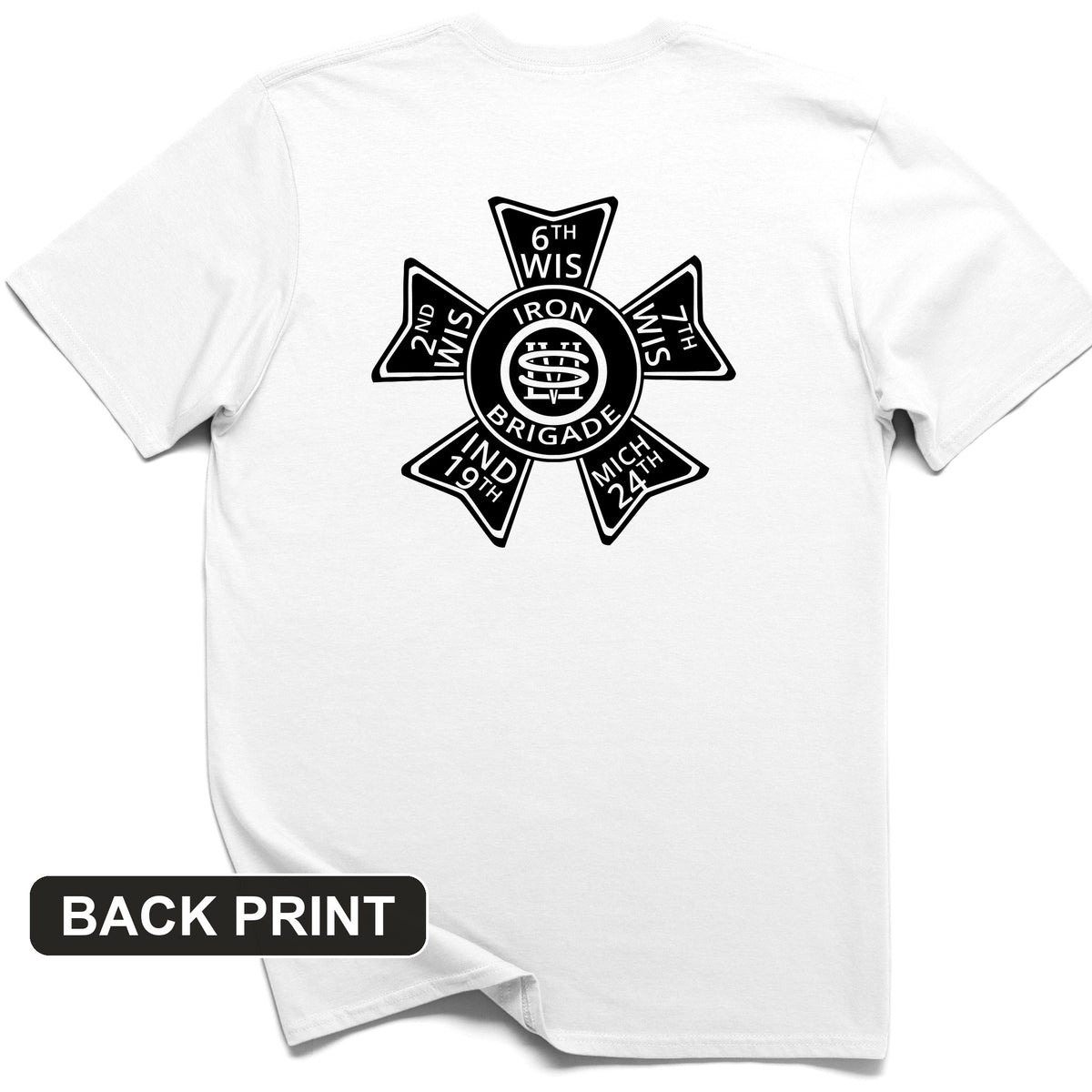 Iron Brigade Back Print T-Shirt