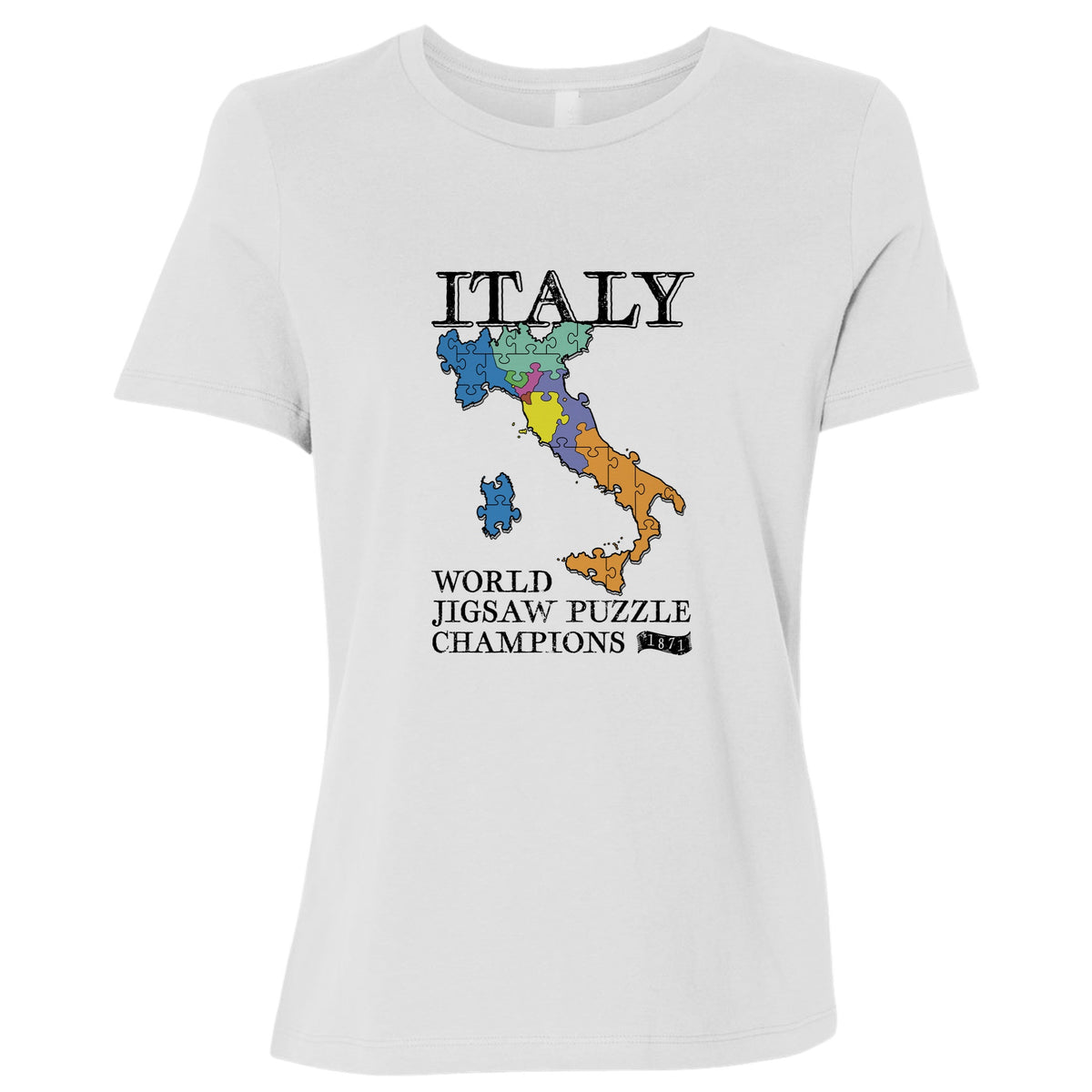 Italy Jigsaw Puzzle Women's T-Shirt