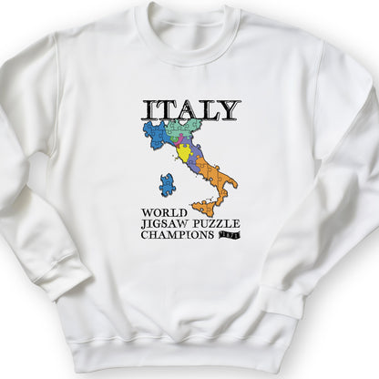 Italy Jigsaw Puzzle Crewneck