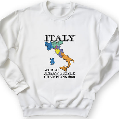 Italy Jigsaw Puzzle Crewneck