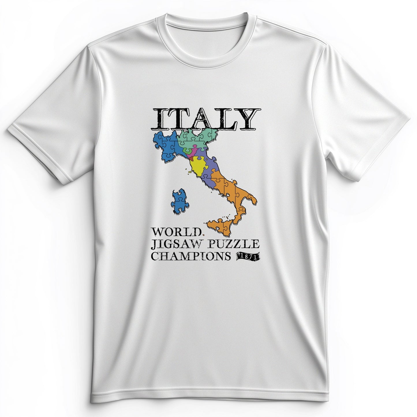 Italy Jigsaw Puzzle Premium Tee