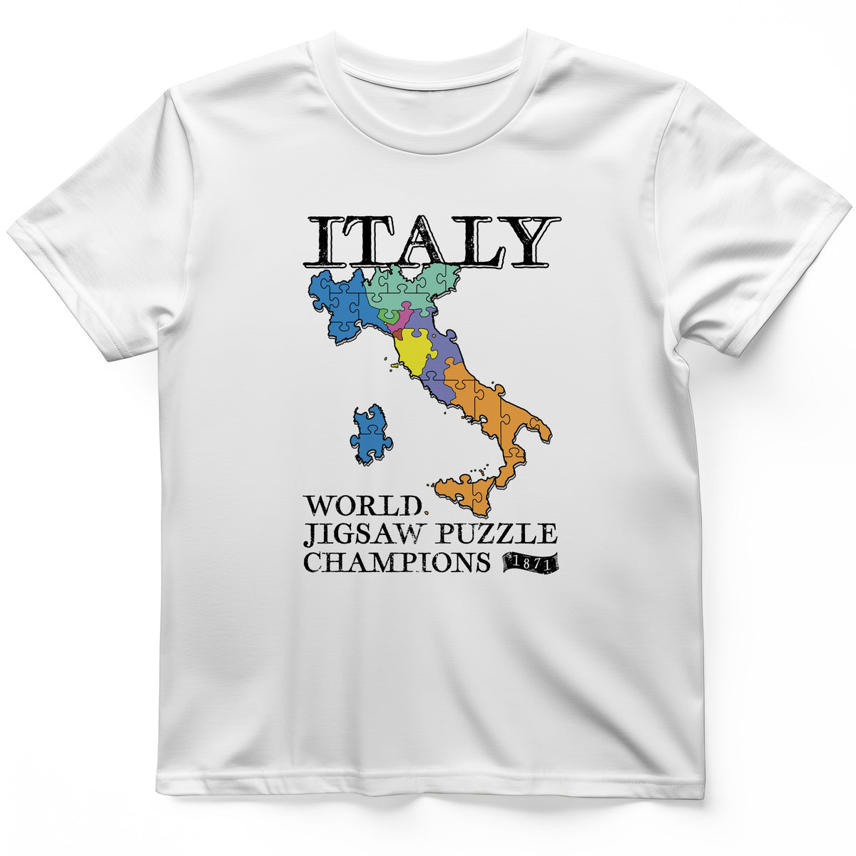 Italy Jigsaw Puzzle T-Shirt