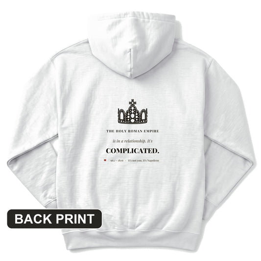 Its Complicated Back Print Hoodie