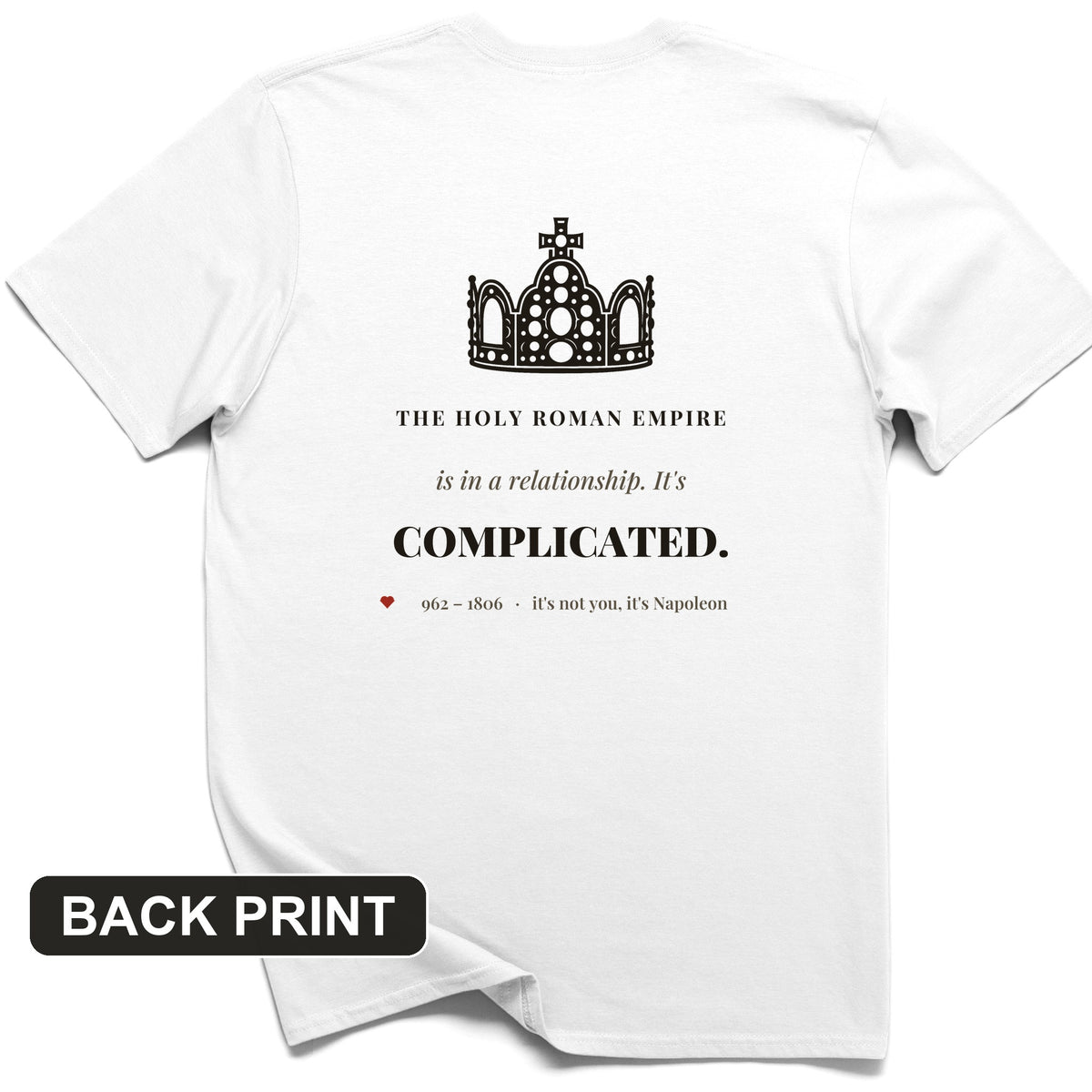 Its Complicated Back Print T-Shirt