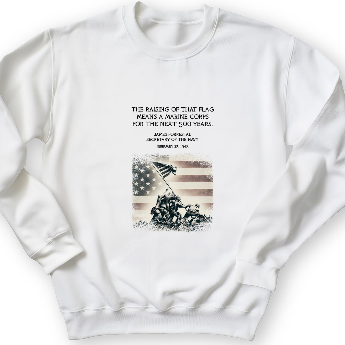 Iwo Jima Flag Crewneck