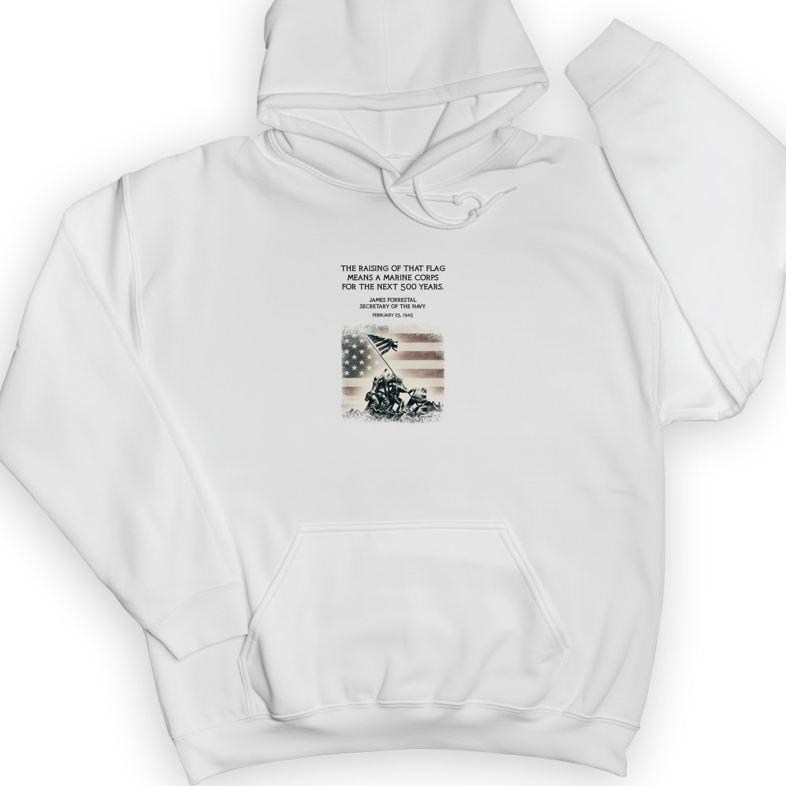 Iwo Jima Flag Hoodie