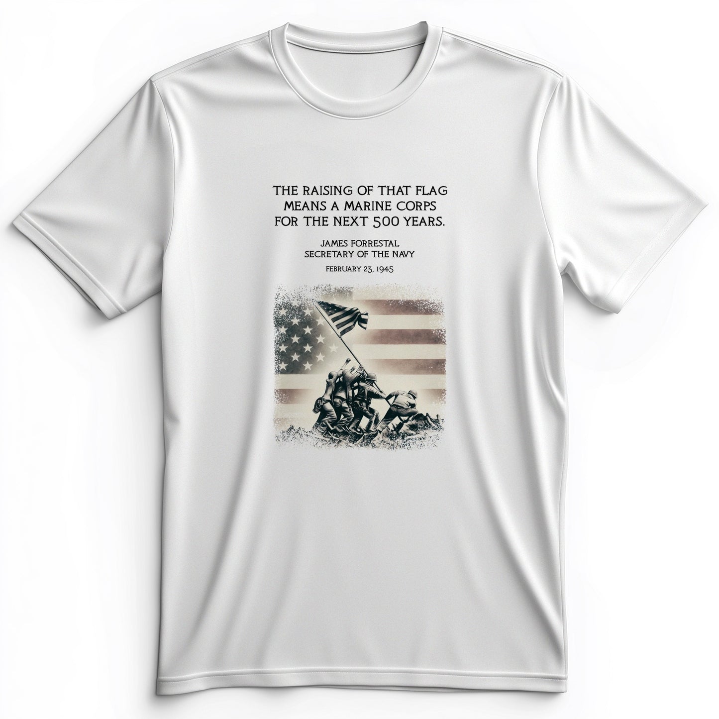 Iwo Jima Flag Premium Tee