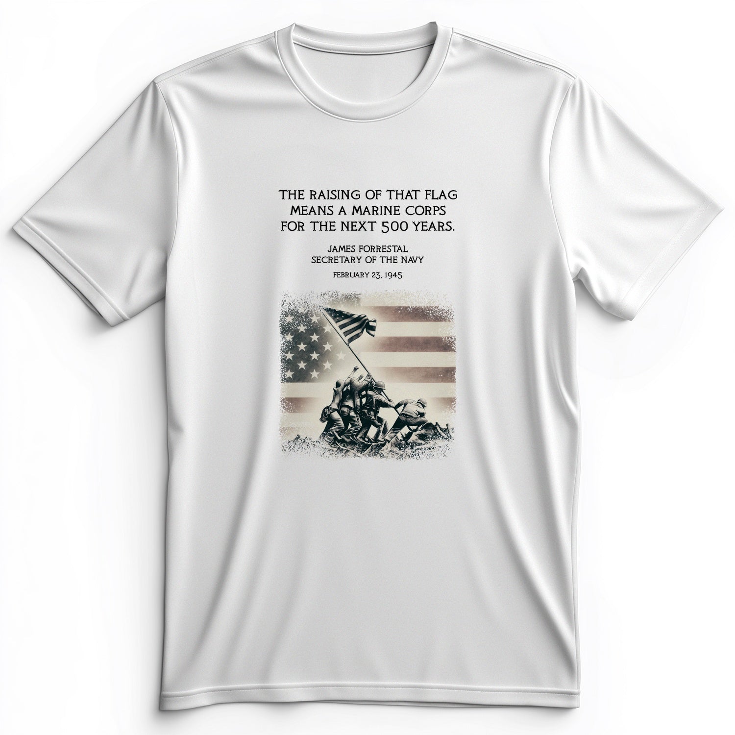 Iwo Jima Flag Premium Tee