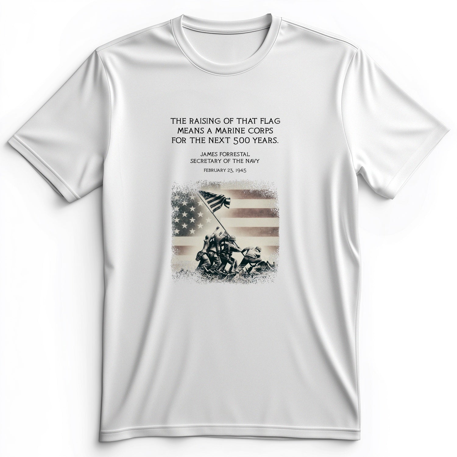 Iwo Jima Flag Premium Tee