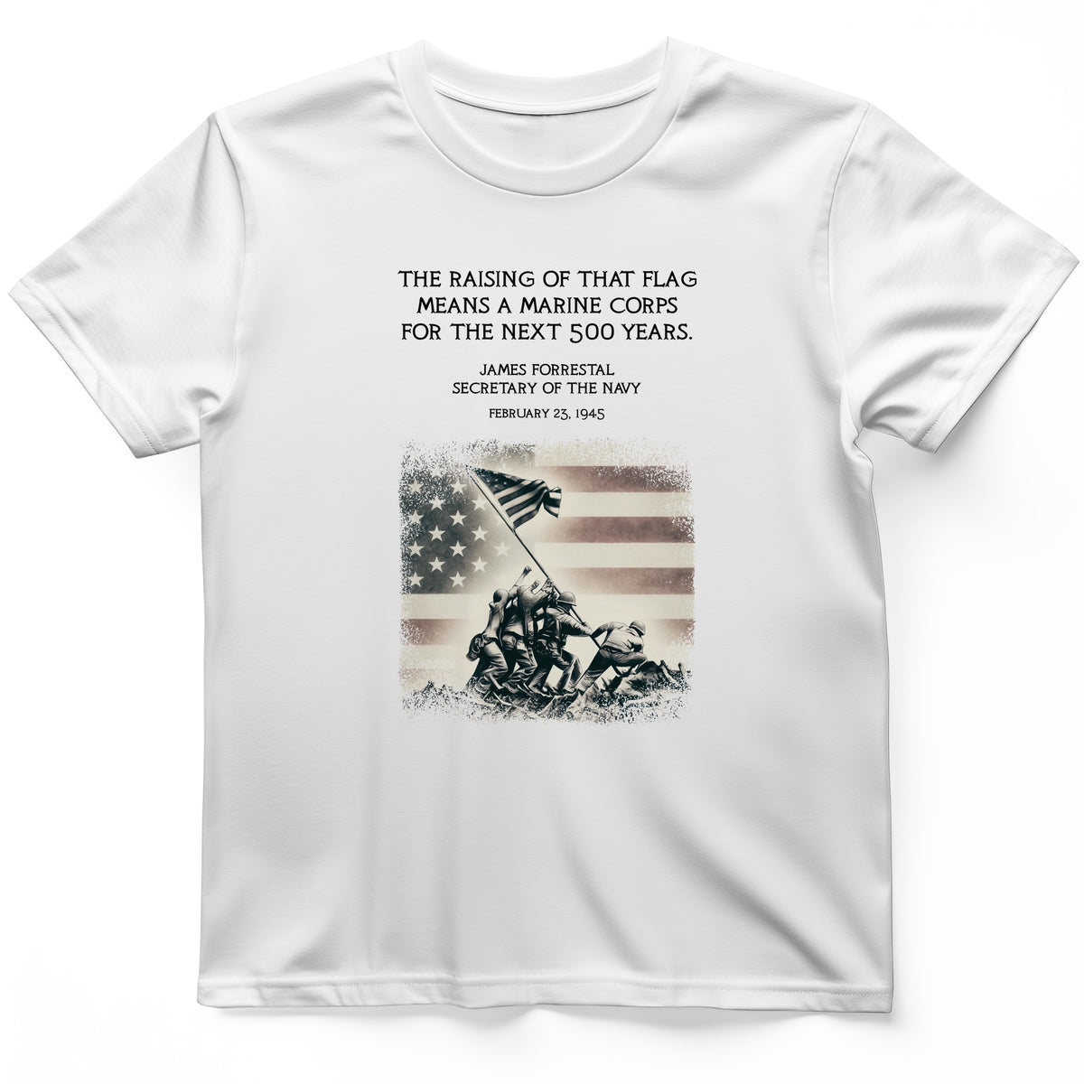 Iwo Jima Flag T-Shirt