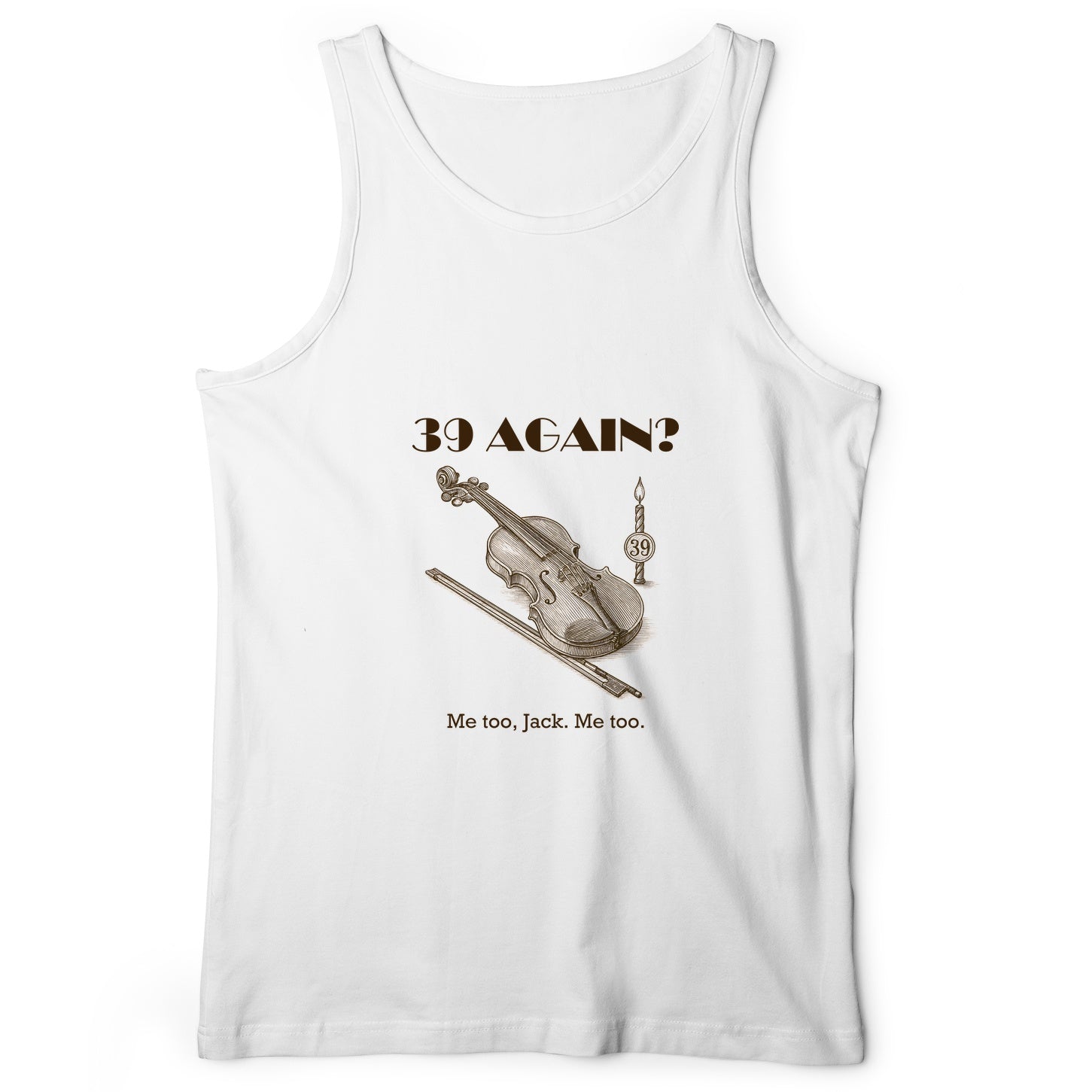 Jack Benny 39 Again Tank Top