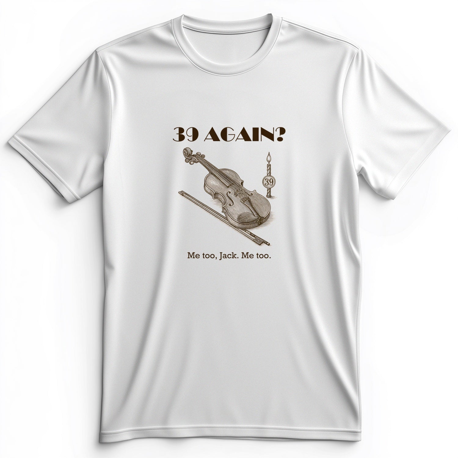 Jack Benny 39 Again Premium Tee
