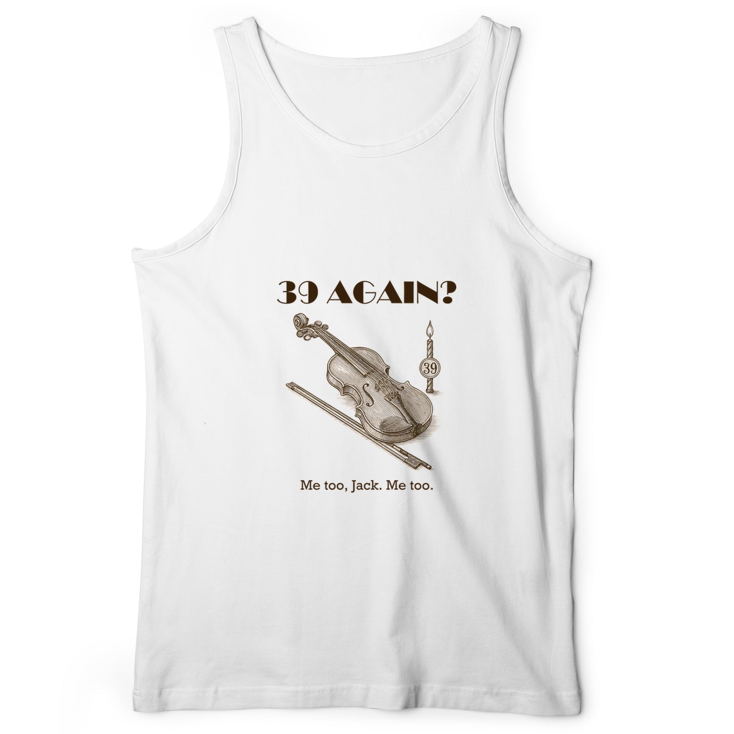 Jack Benny 39 Again Tank Top