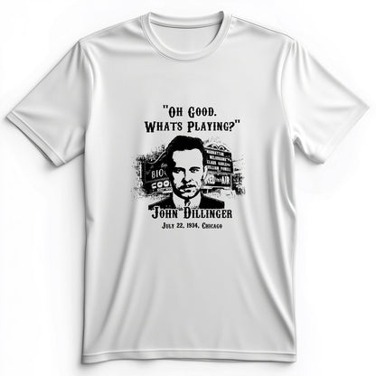 John Dillinger Let's Go To Movies Premium Tee