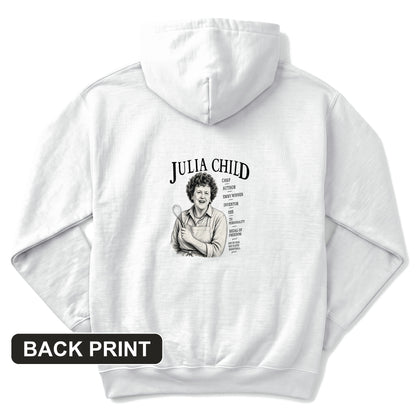 Julia Child Back Print Hoodie