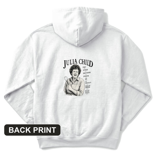 Julia Child Back Print Hoodie