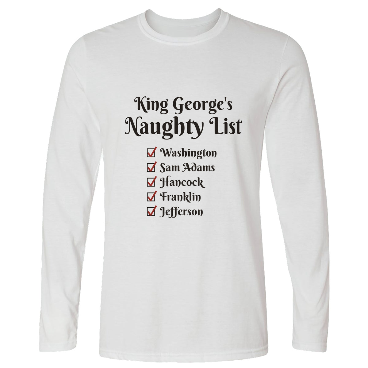 King Georges Naughty List Long Sleeve T-Shirt