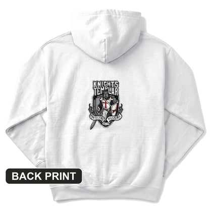 Knights Templar Back Print Hoodie