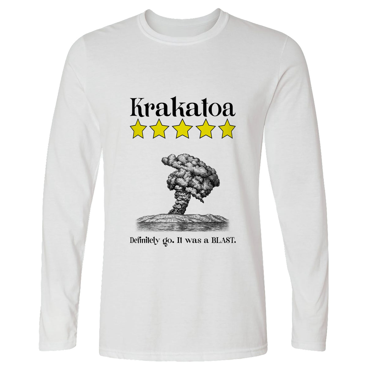 Krakatoa 5 Star Long Sleeve T-Shirt