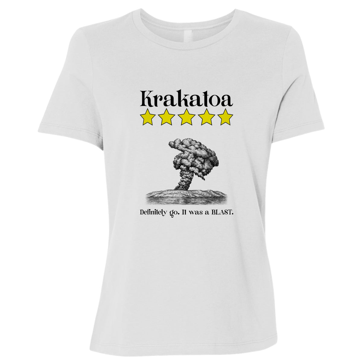 Krakatoa 5 Star Women's T-Shirt