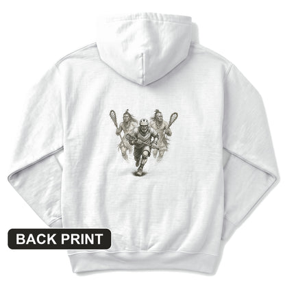 Lacrosse Back Print Hoodie
