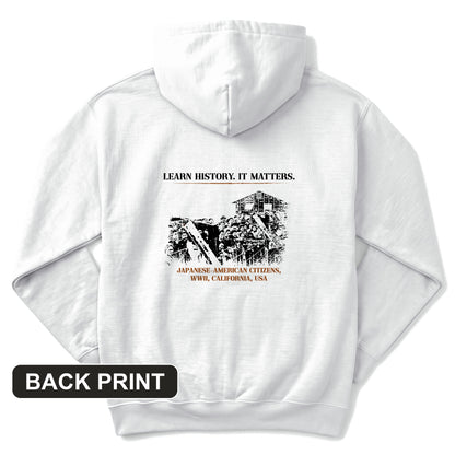 Learn History It Matters Back Print Hoodie