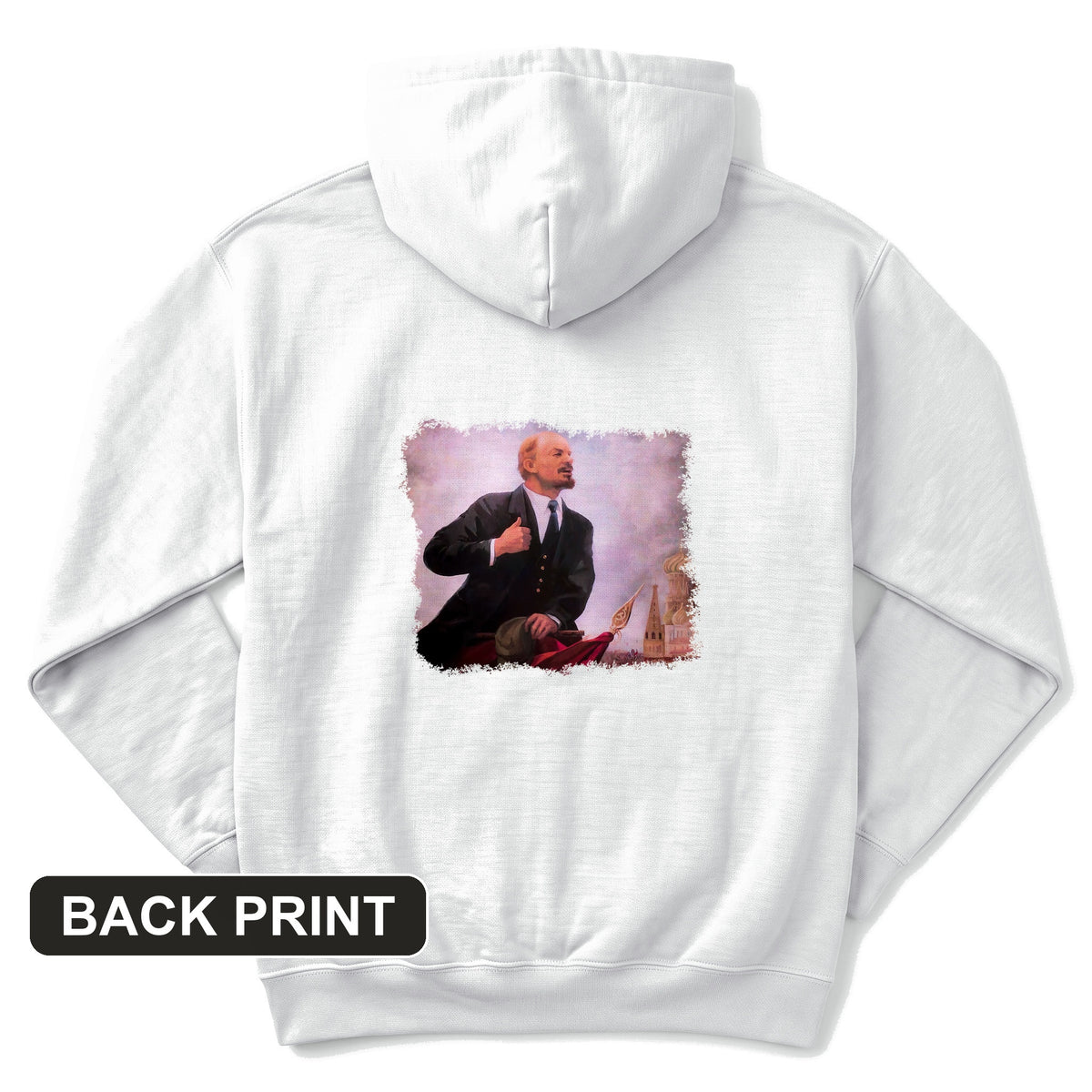 Lenin Back Print Hoodie
