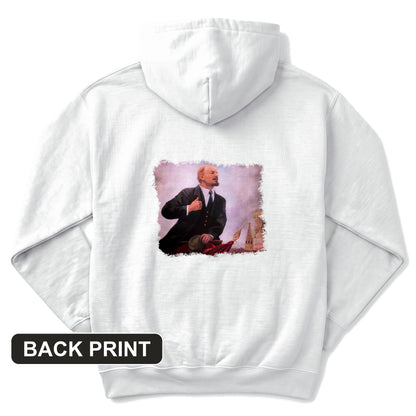 Lenin Back Print Hoodie