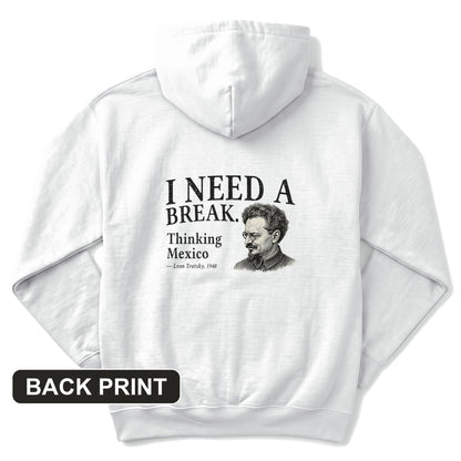 Leon Trotsky Mexico Back Print Hoodie