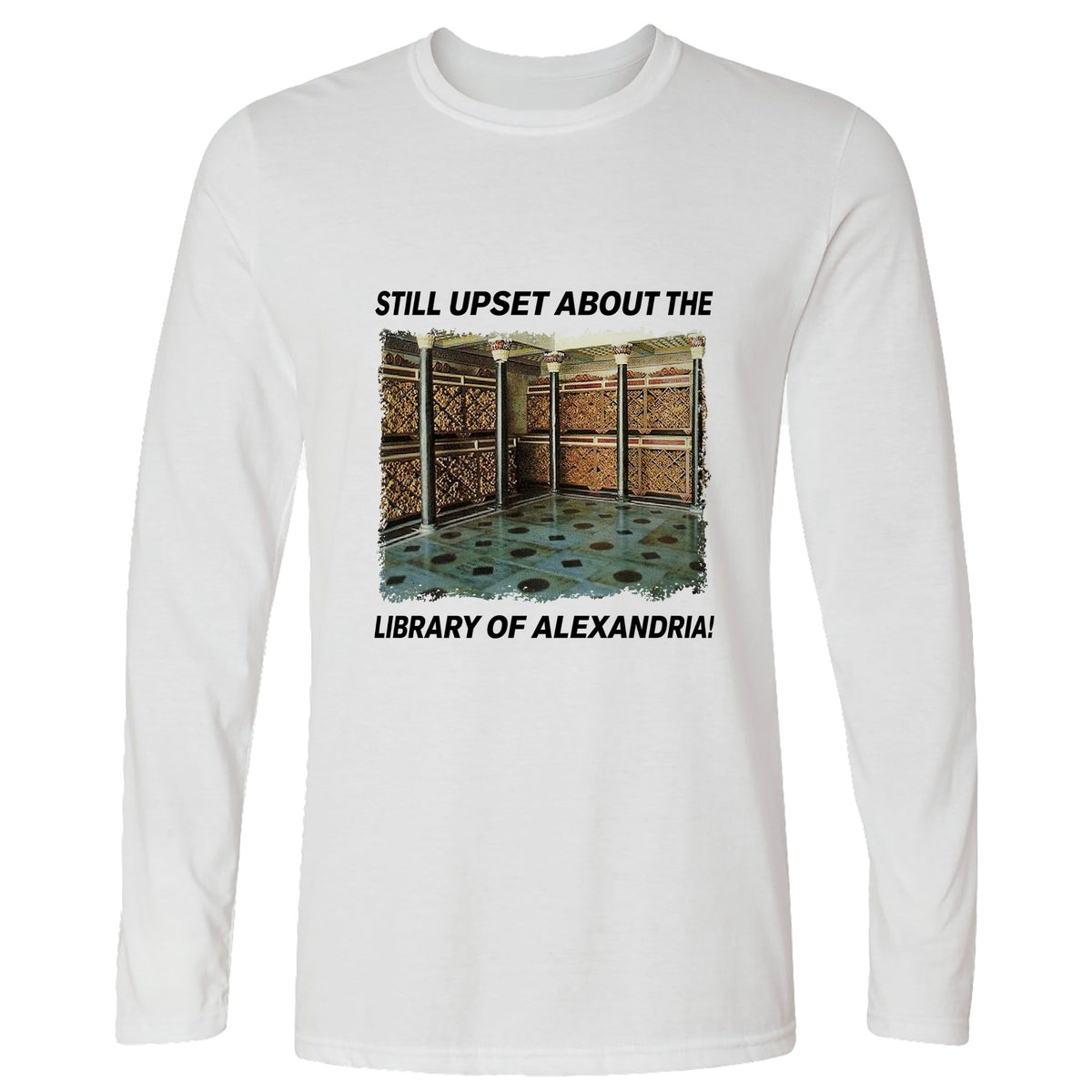 Library Of Alexandria Long Sleeve T-Shirt