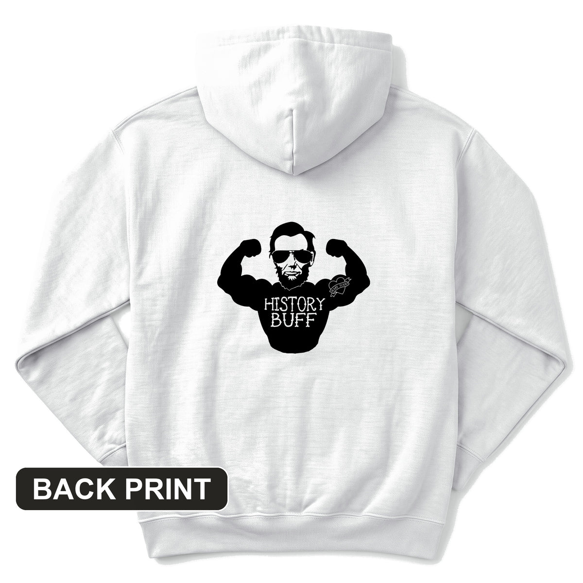 Lincoln History Buff Back Print Hoodie