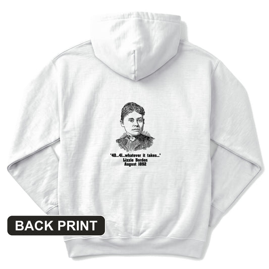 Lizzie Borden Back Print Hoodie