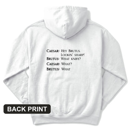 Lookin Sharp Back Print Hoodie