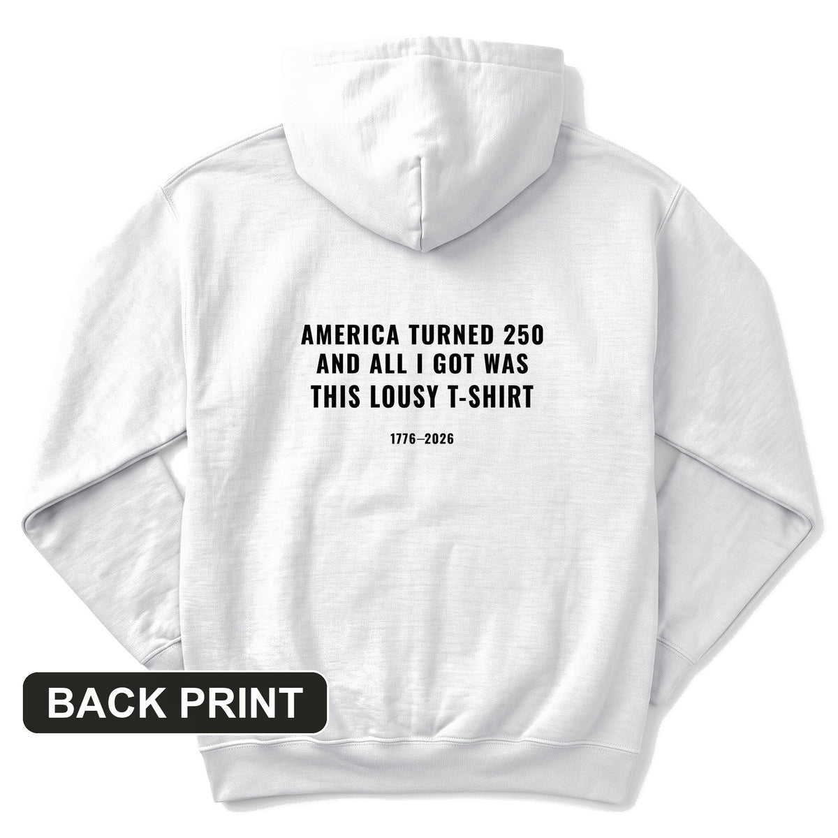 Lousy Back Print Hoodie