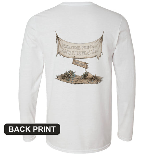 Lusitania Back Print Long Sleeve T-Shirt
