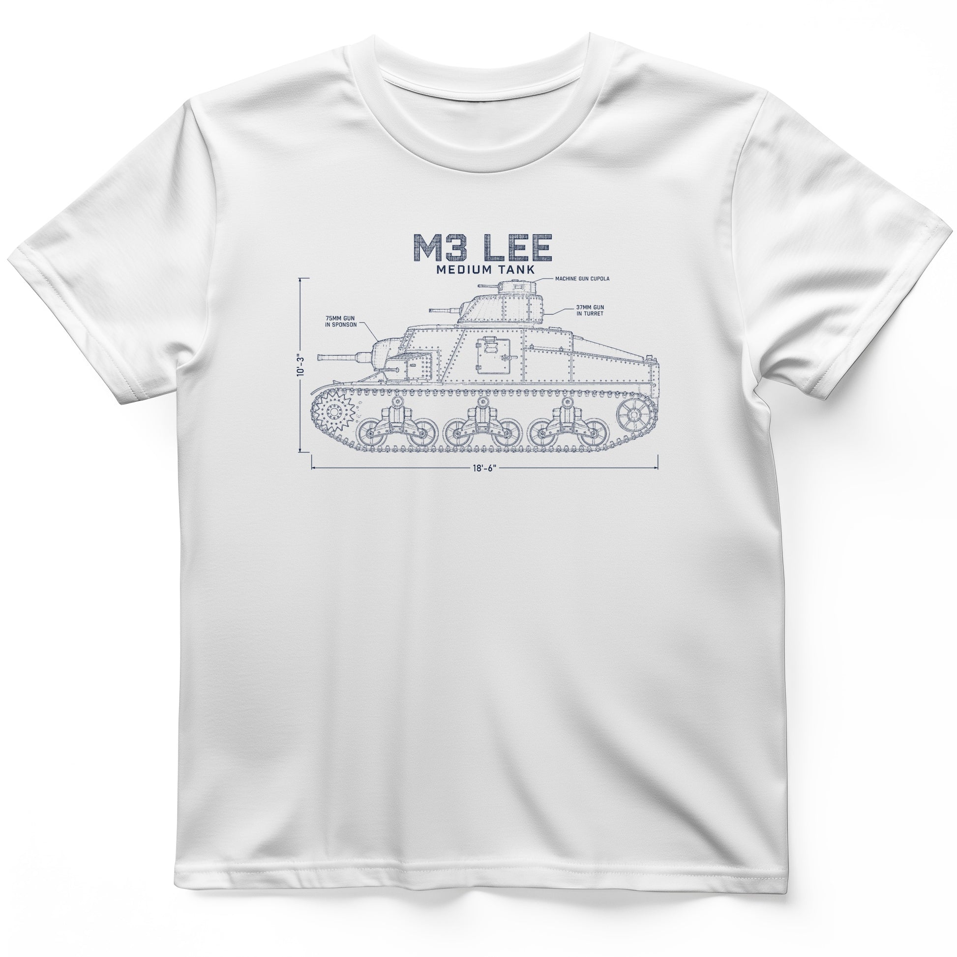 M3 Lee Blueprint T-Shirt