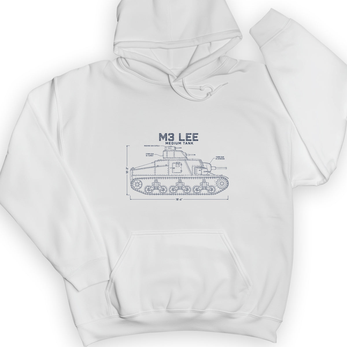 M3 Lee Blueprint Hoodie