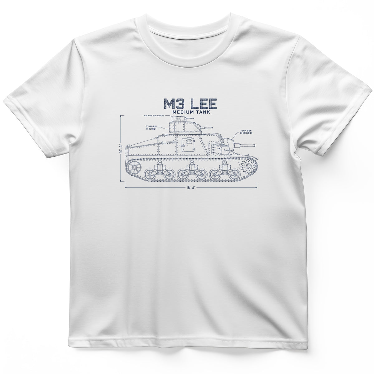 M3 Lee Blueprint T-Shirt