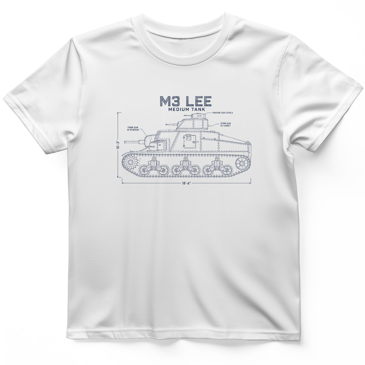 M3 Lee Blueprint T-Shirt