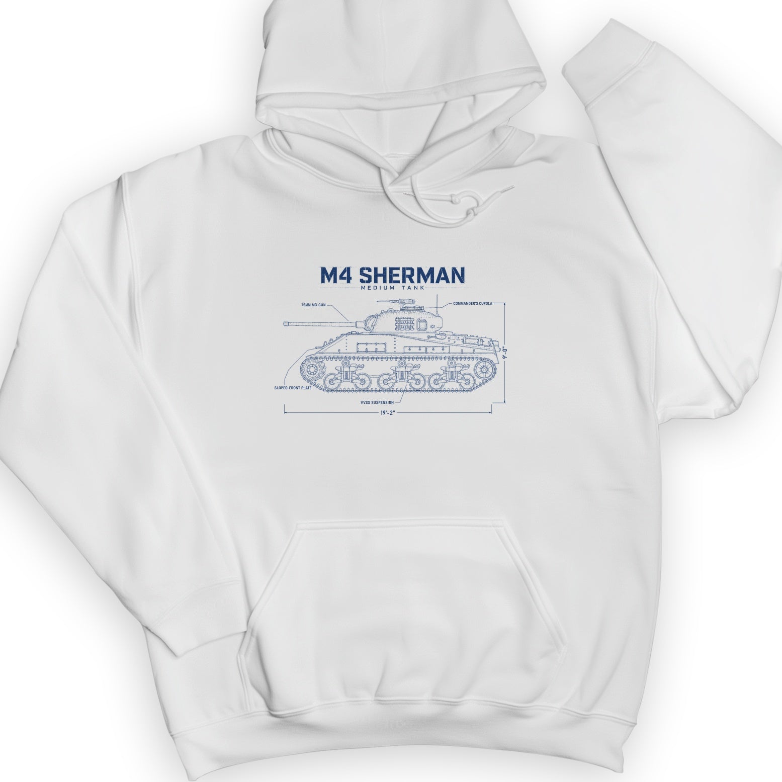 M4 Sherman Blueprint Hoodie
